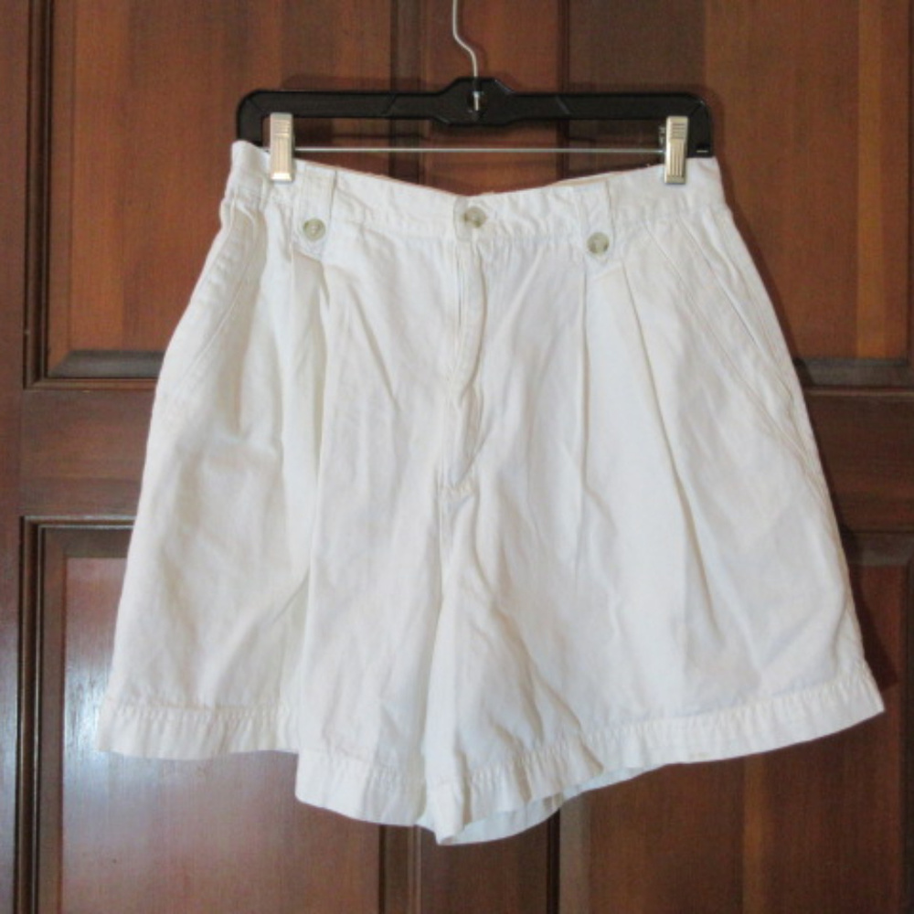 PARTNERS WHITE COTTON SHORTS Size 12